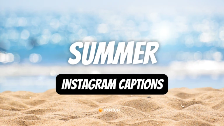 Summer Instagram Caption Ideas